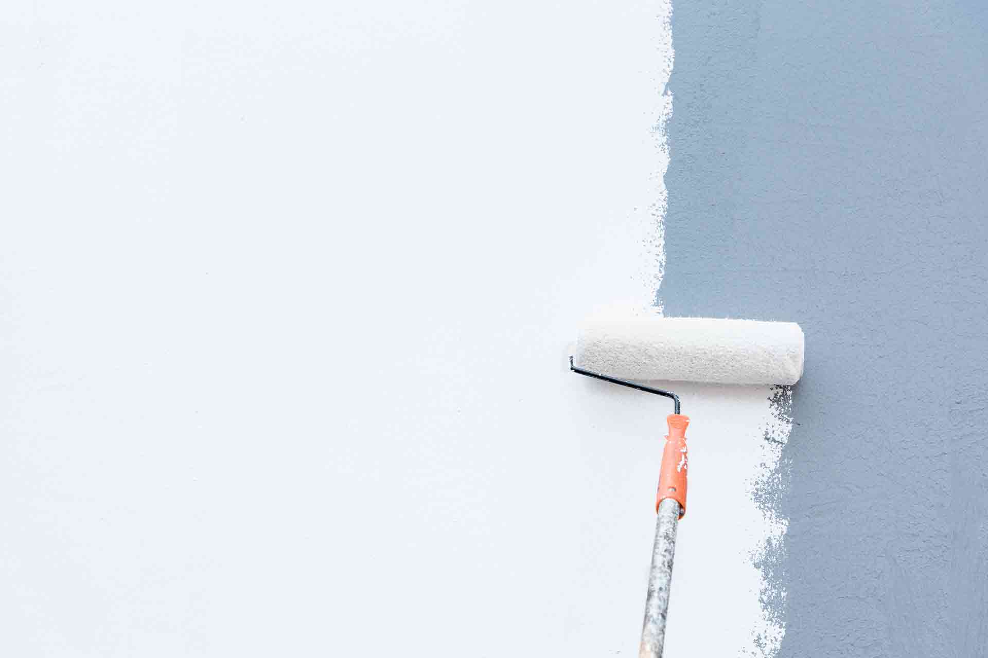 Professional interior wall painting showcasing a smooth, premium finish.
